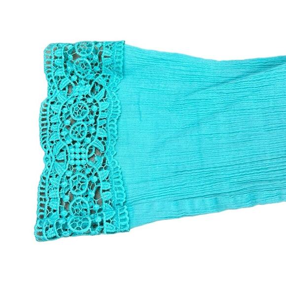 Isaac Mizrahi Daisy Swim Cover Up Women's Sz Large Beach Summer 3/4 Sleeve - Picture 5 of 8